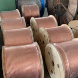 Multi strand bare copper stranded wire